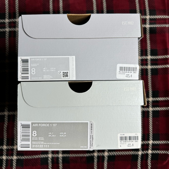 Nike Air Force 1 ‘07 Shoe Boxes (2) - Picture 2 of 5